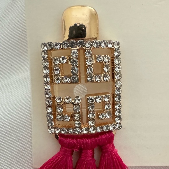 Rhinestone Accent Earrings for Pierced Ears - Picture 3 of 4